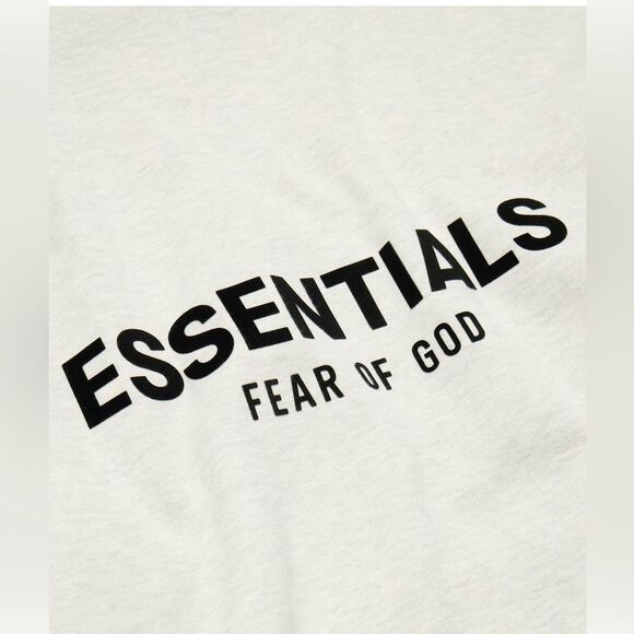 Fear of God Essentials Hoodie Light Oatmeal size medium NWT in packaging - Picture 3 of 8